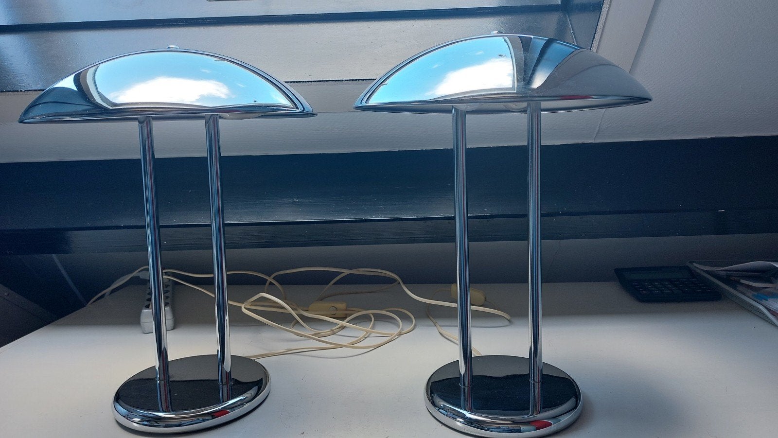 vintage Ikea lamp Barad 2x, Gebruikt, Vintage, Ophalen of Verzenden, Met kap