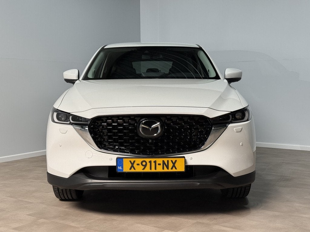 Mazda CX-5 2.0 e-SkyActiv-G M Hybrid 165 Exclusive-Line + Bl, Auto's, Mazda, 4 cilinders, Wit, Bedrijf, SUV of Terreinwagen