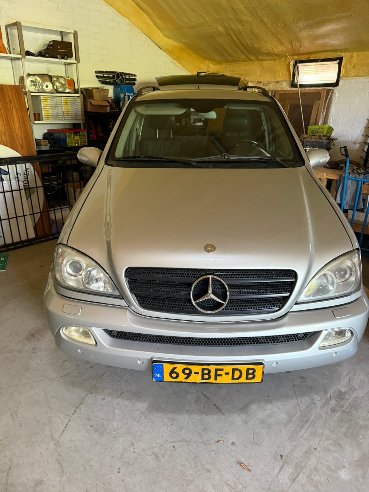 Mercedes Ml 270cdi, Auto's, Zwart, Zwart, Origineel Nederlands, Diesel