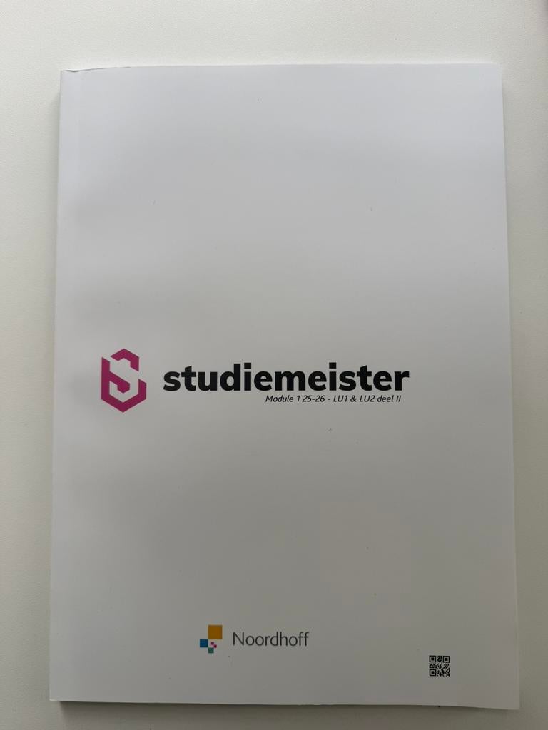 Studiemeister studieboeken Module 1, Boeken, Studieboeken en Cursussen, Ophalen of Verzenden, Beta, Nieuw, HBO