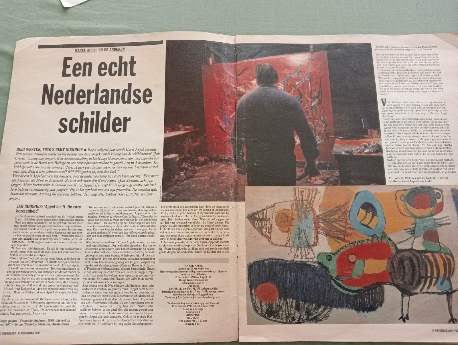 Karel Appel: Ik wou dat ik een vogel was - Catalogus, Ophalen of Verzenden, Gelezen, Overige onderwerpen