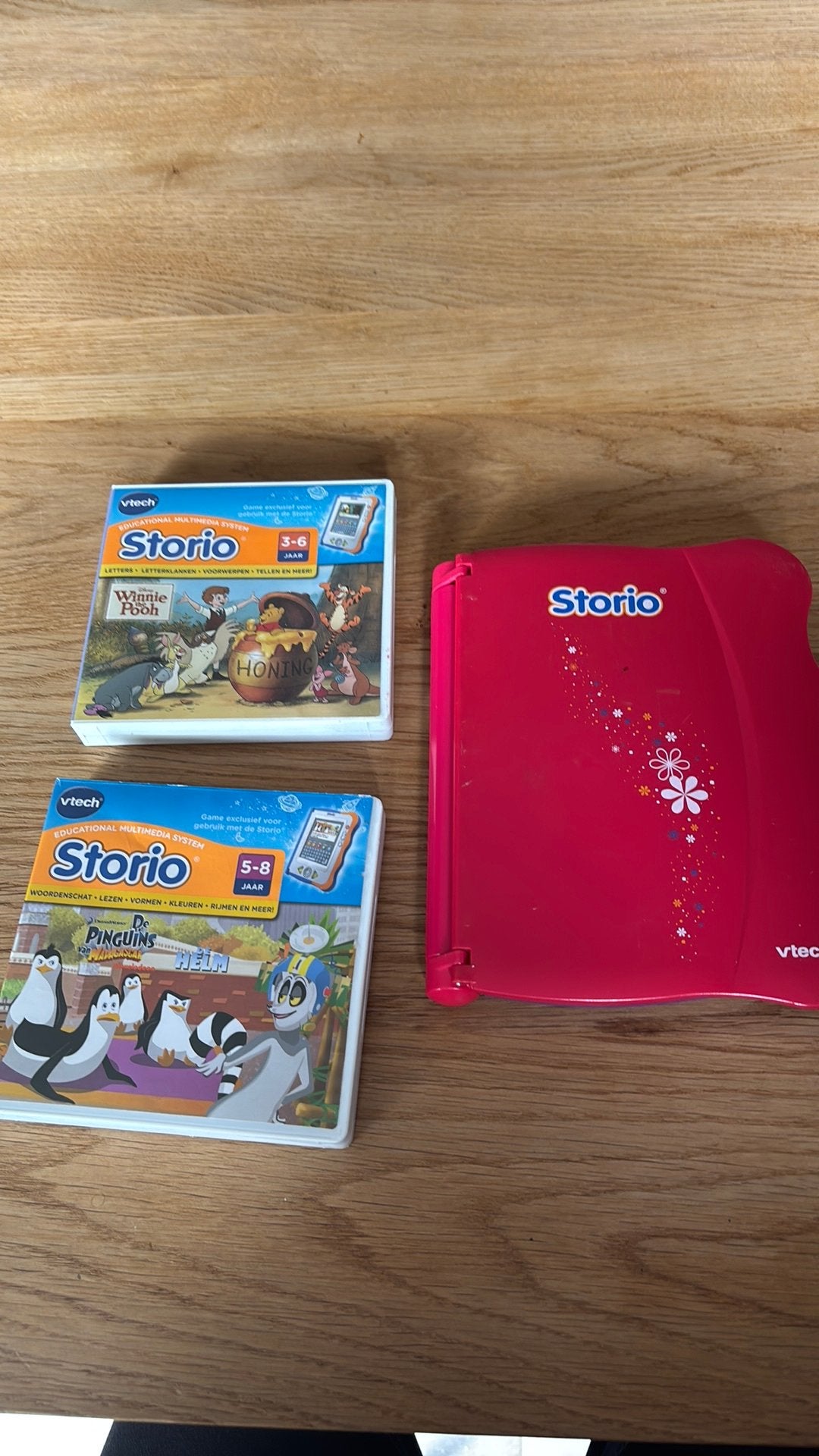 Vtech storio met 3 spellen, Ophalen of Verzenden, Gebruikt, 4 tot 6 jaar
