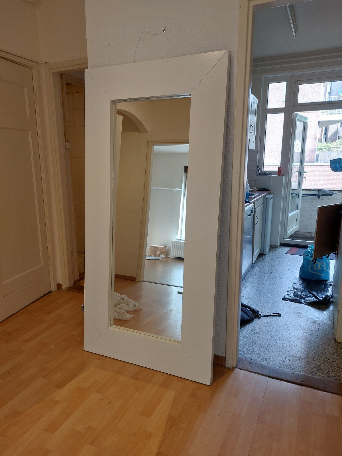 spiegel ikea, Huis en Inrichting, Ophalen, Zo goed als nieuw, 75 tot 100 cm, 150 tot 200 cm