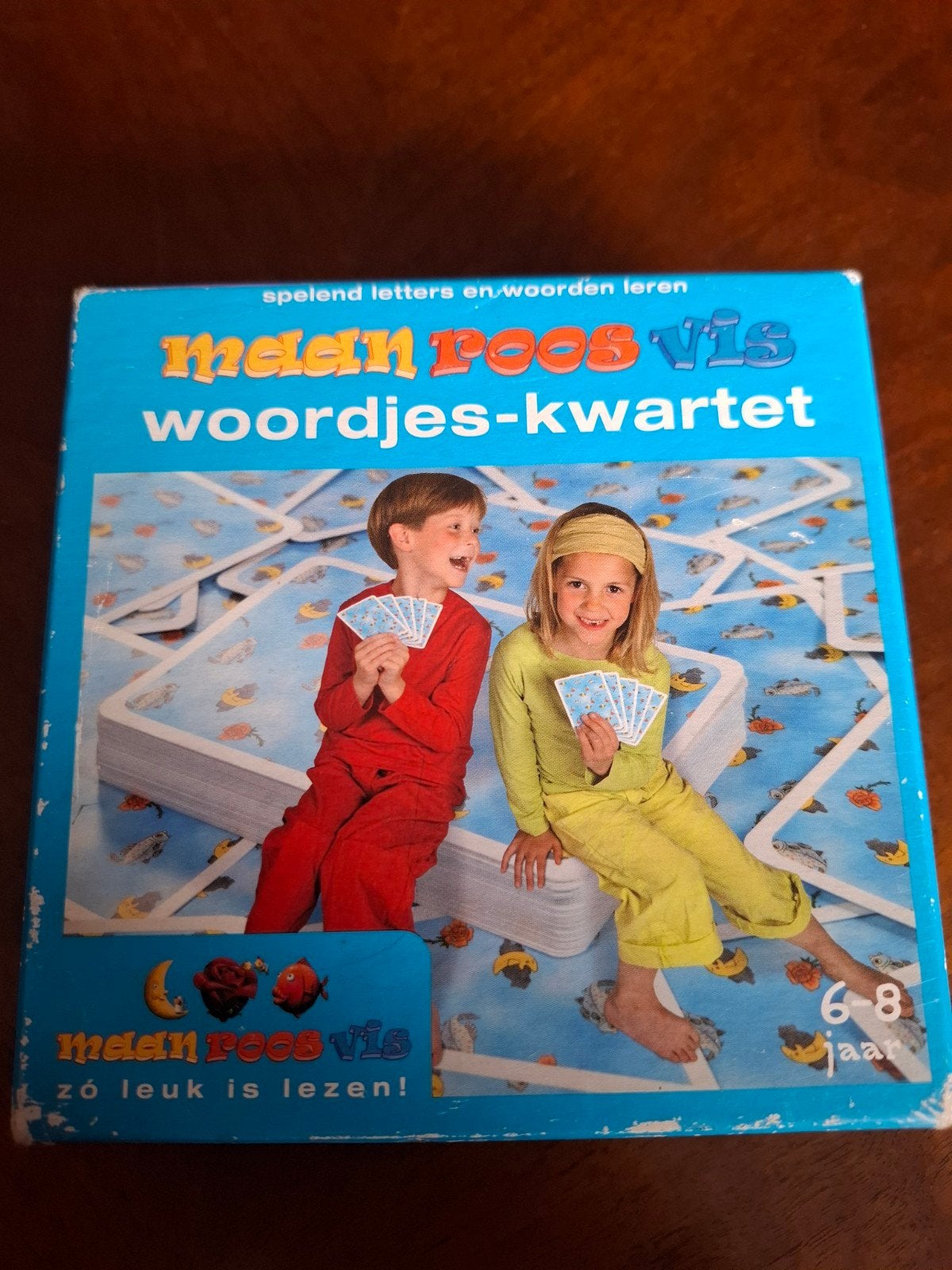 Maan roos vis
Woordjes kwartet, Ophalen
