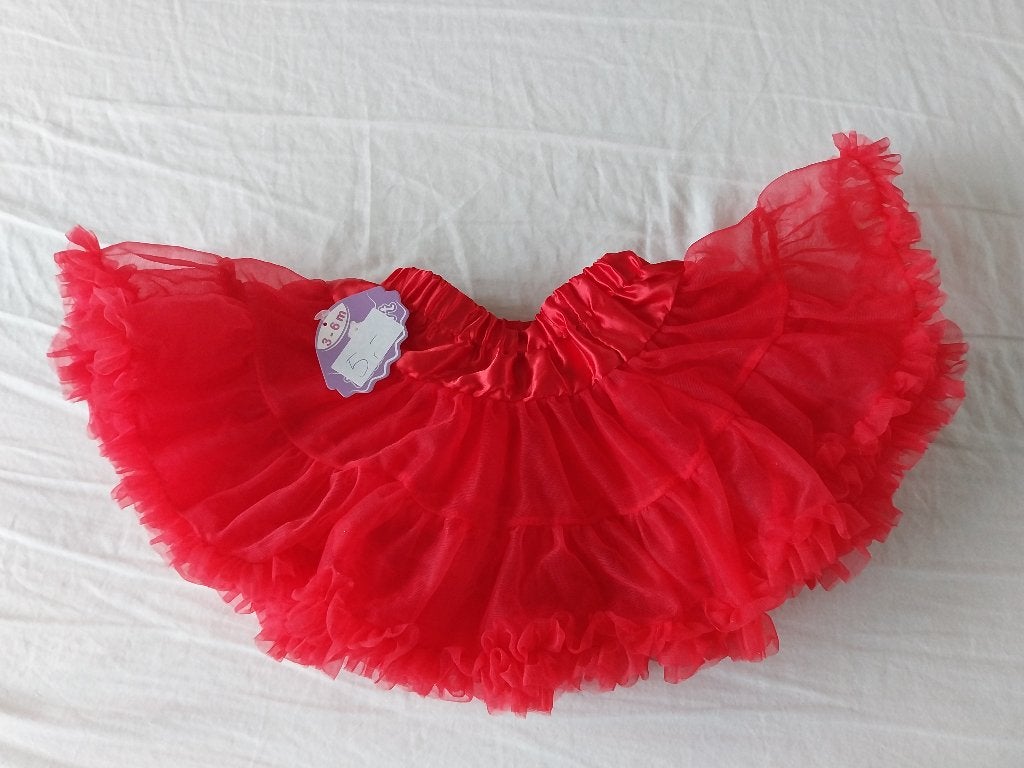 Soft Touch rood Tule rokje Tutu maat 62 (3-6 maanden) NIEUW, Soft Touch, Meisje, Jurkje of Rokje, Nieuw