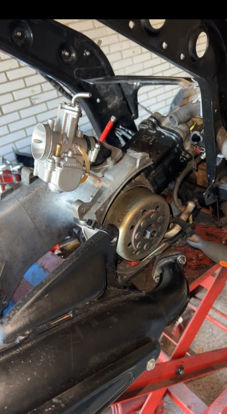 Zip 125 als geheel (of Blok & Frame) 1150, Ophalen, Gebruikt, Blok, Piaggio