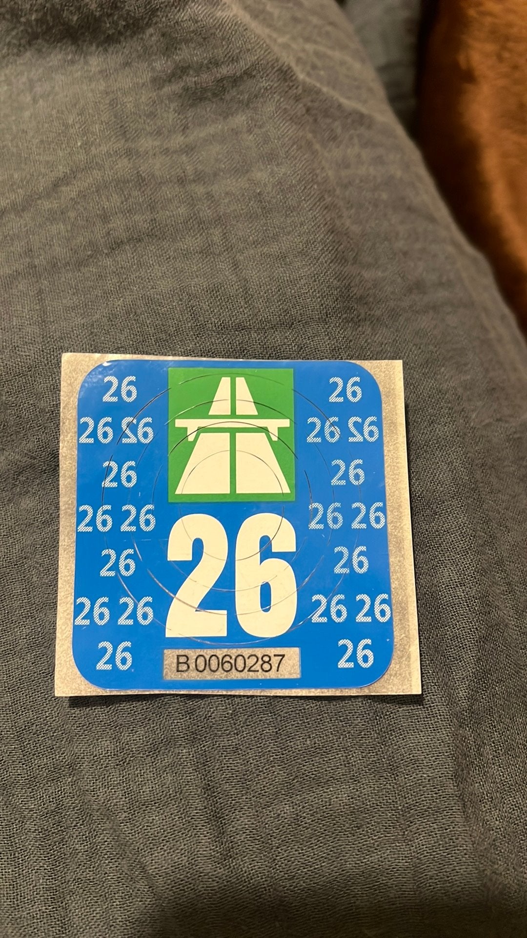 Te koop aangeboden Zwitserland vignet