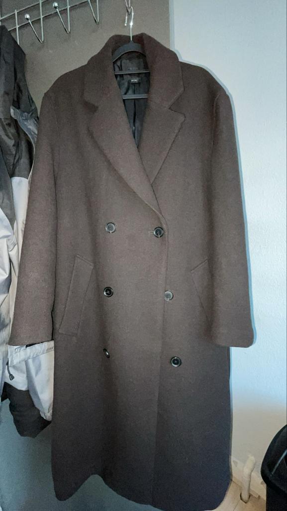 Zara Mantel Maat M, Ophalen of Verzenden, Gedragen, Maat 48/50 (M), Bruin