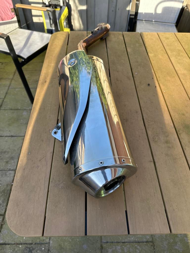 Triumph Tiger 1050 originele uitlaat, Ophalen, Gebruikt