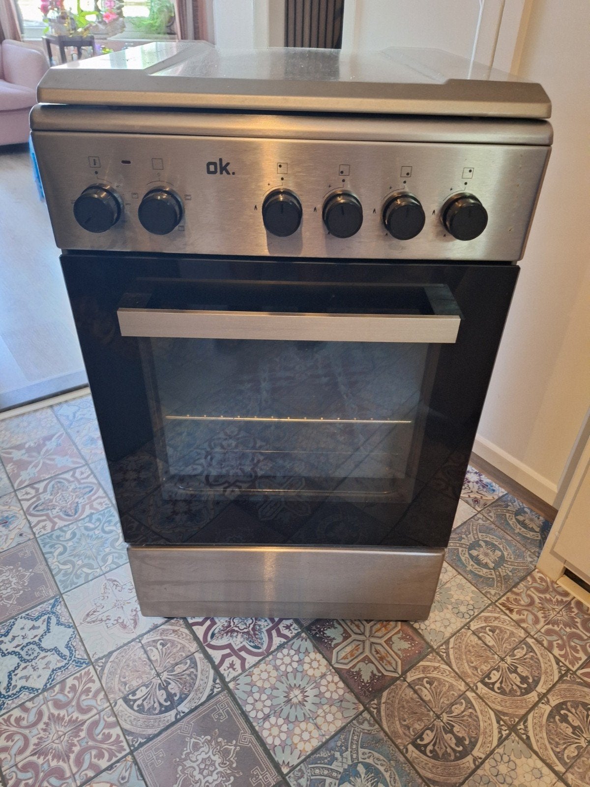 Goed uitziende gasfornuis met oven - OK. merk, Ophalen