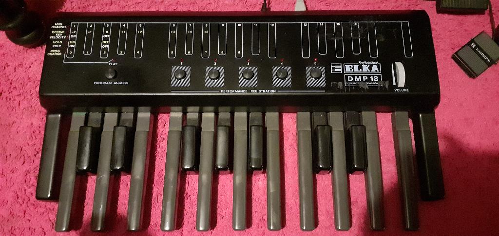 ELKA DMP 18 tonig midi baspedaal met midi kabel, Muziek en Instrumenten, Orgels, Ophalen, Gebruikt, 2 klavieren, Overige typen