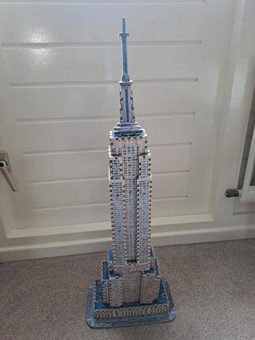 3D puzzel,Amerika,Empire State Building,gebouwenpuzzel,toren, Ophalen of Verzenden, 500 t/m 1500 stukjes, Zo goed als nieuw, Rubik's of 3D-puzzel