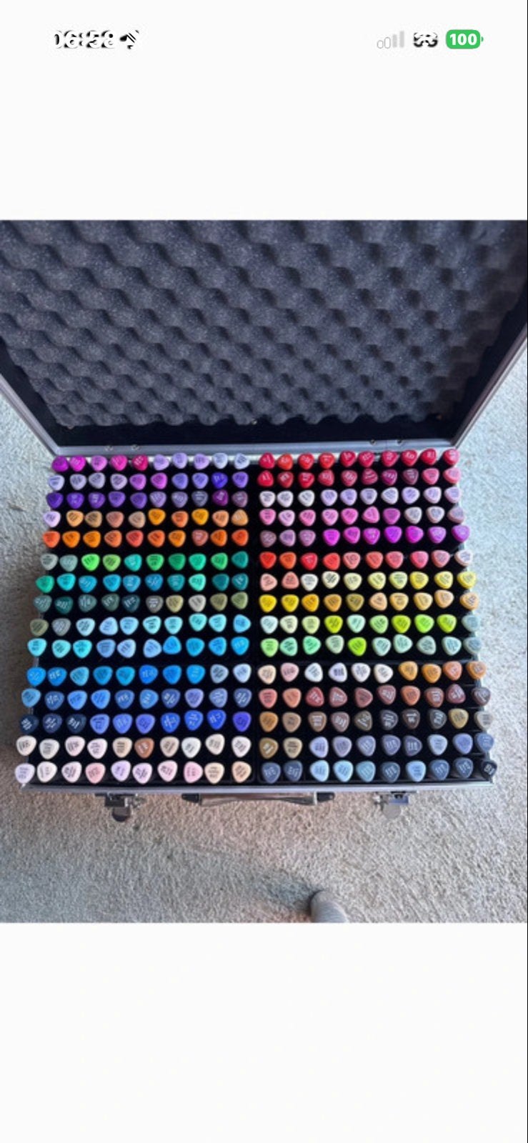Decotime Twinmarkers 300 stuks in koffer, Hobby en Vrije tijd, Ophalen, Zo goed als nieuw, Potlood of Stift
