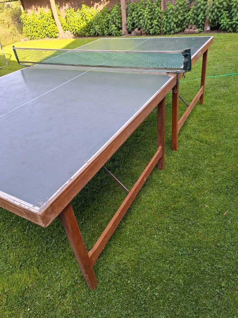Tafeltennistafel, Sport en Fitness, Tafeltennis, Ophalen, Gebruikt, Tafel Indoor, Wedstrijdformaat