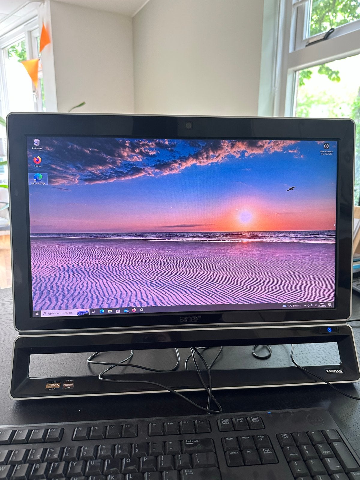 Acer Aspire Z3280 All-in-One PC met AMD A10 Processor, Computers en Software, Desktop Pc's, Ophalen, Zo goed als nieuw, Met videokaart
