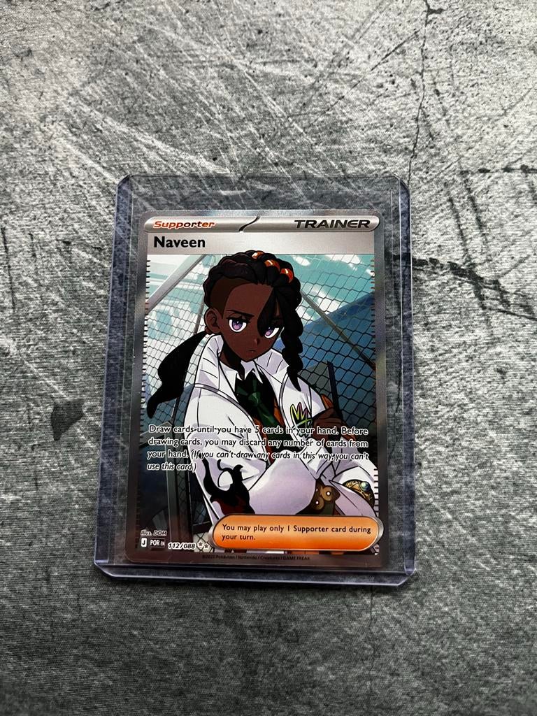 Naveen #112 Trainer Kaart - Pack Fresh Pokémon, Ophalen of Verzenden, Nieuw, Losse kaart