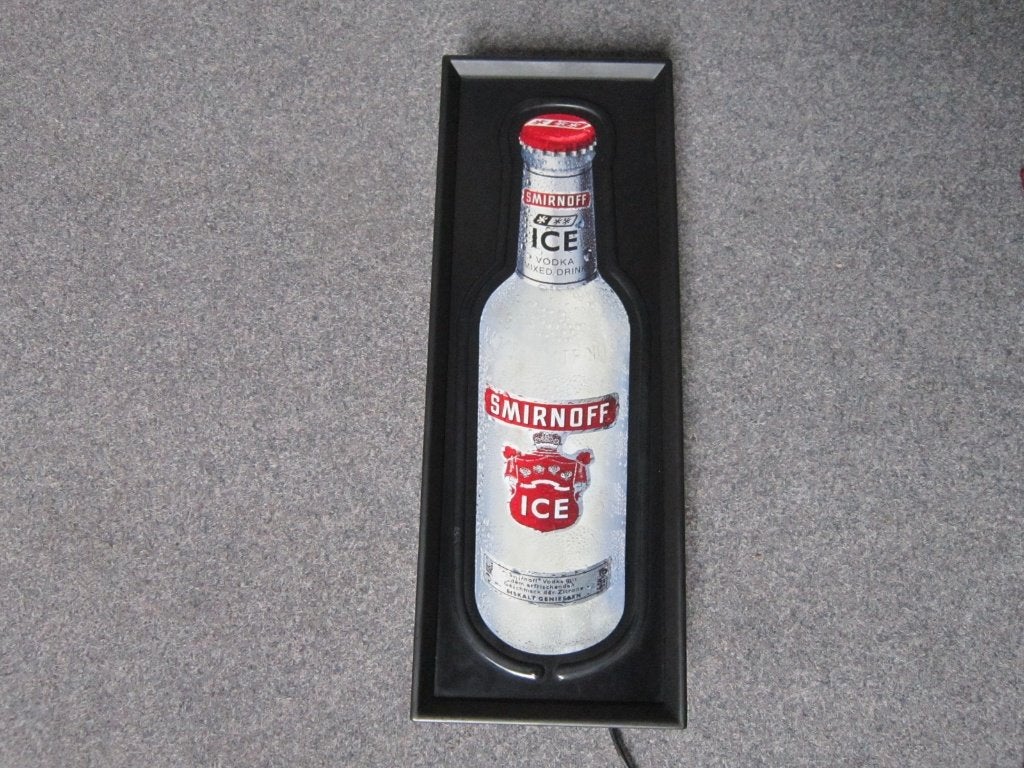 SMIRNOFF LAMP LICHTRECLAME, Ophalen, Gebruikt, Lichtbak of (neon) lamp