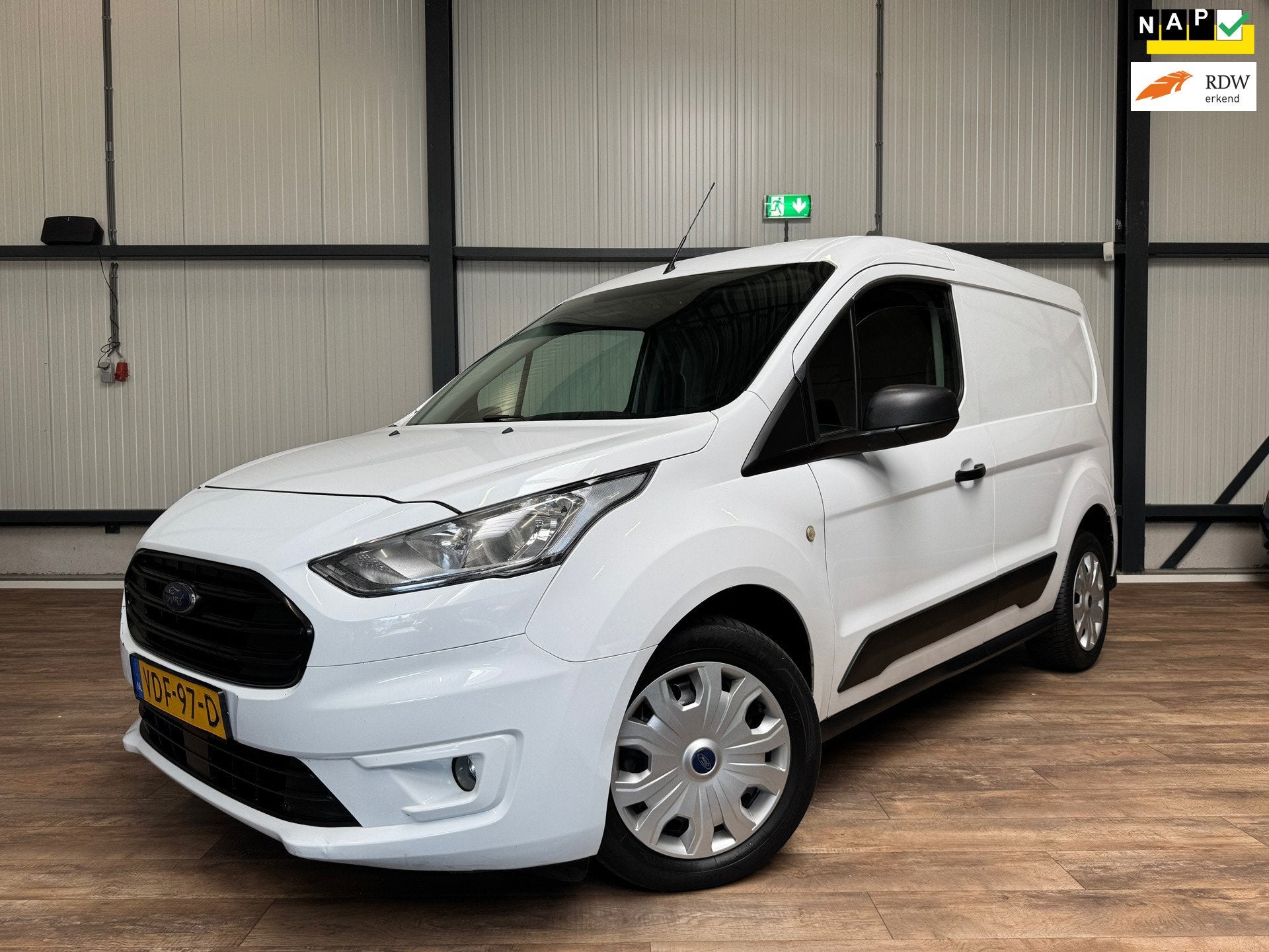Ford Transit Connect 1.5 EcoBlue / airco / zijdeur / nette s, Voorwielaandrijving, Stof, Gebruikt, 4 cilinders