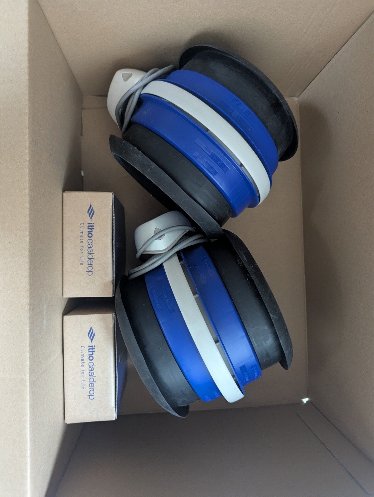 Itho Daalderop kleppen set HRU WTW duozone 04-00124 nieuw, Ophalen of Verzenden, Nieuw, Ventilator en Afzuiger