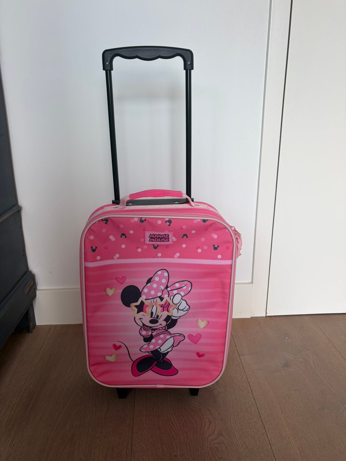 Minnie Mouse rolkoffer, Sieraden, Tassen en Uiterlijk, Koffers, Ophalen, Overige materialen, Wieltjes, Minder dan 50 cm