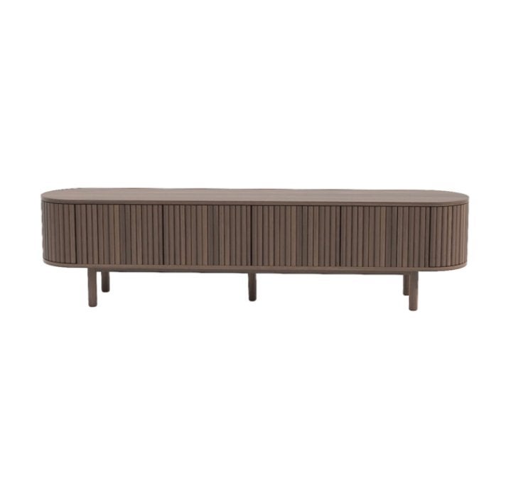 by fonQ Freya Tv-meubel B 200 cm - Walnoot | Van €699, nu, Byfonq, Byfonq, 150 tot 200 cm, Nieuw