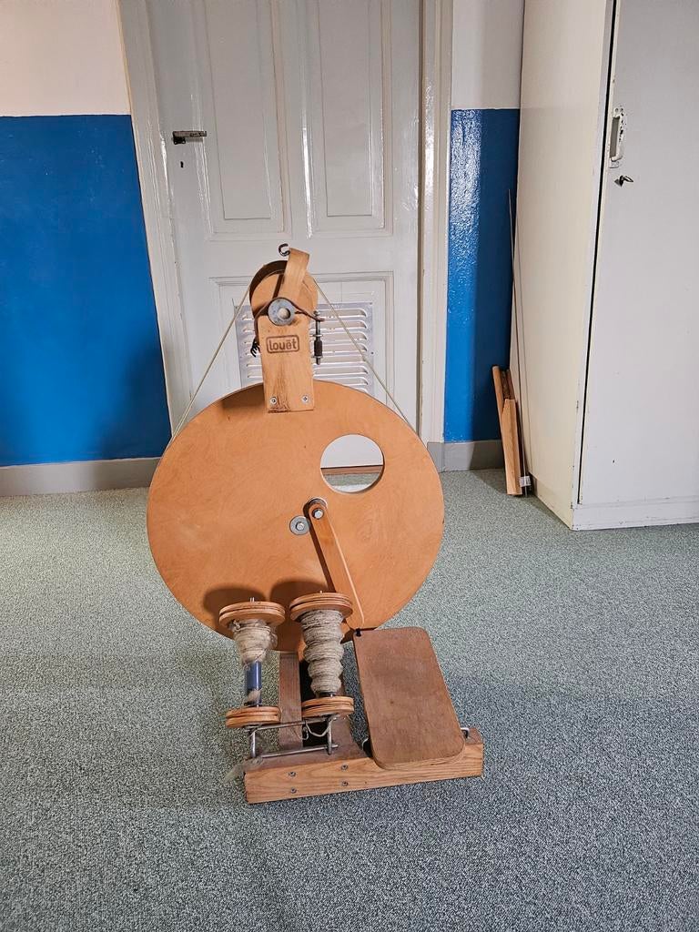 Louët Spinnenwiel met extra wolklossen en Niddy Noddy, Ophalen, Gebruikt, Overige typen