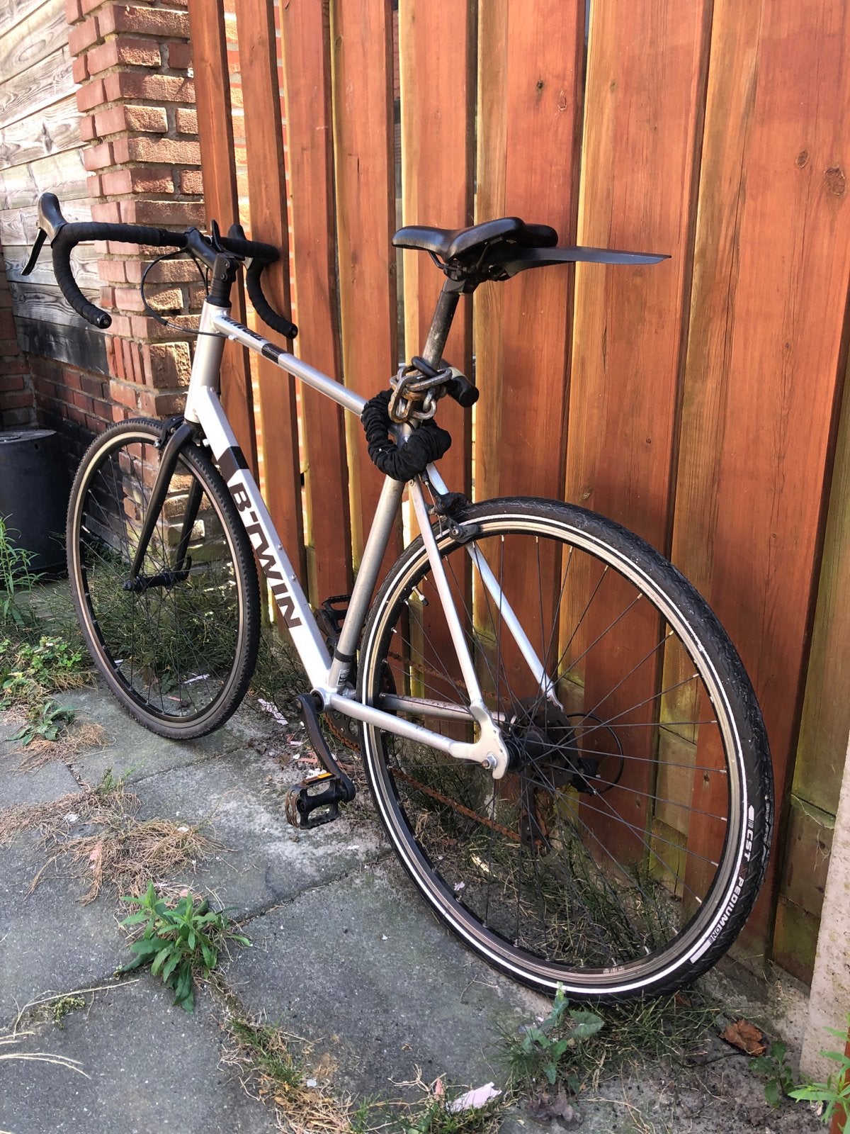 Tweedehands B'Twin gravelbike, Gebruikt, Heren, Aluminium, Schijfrem