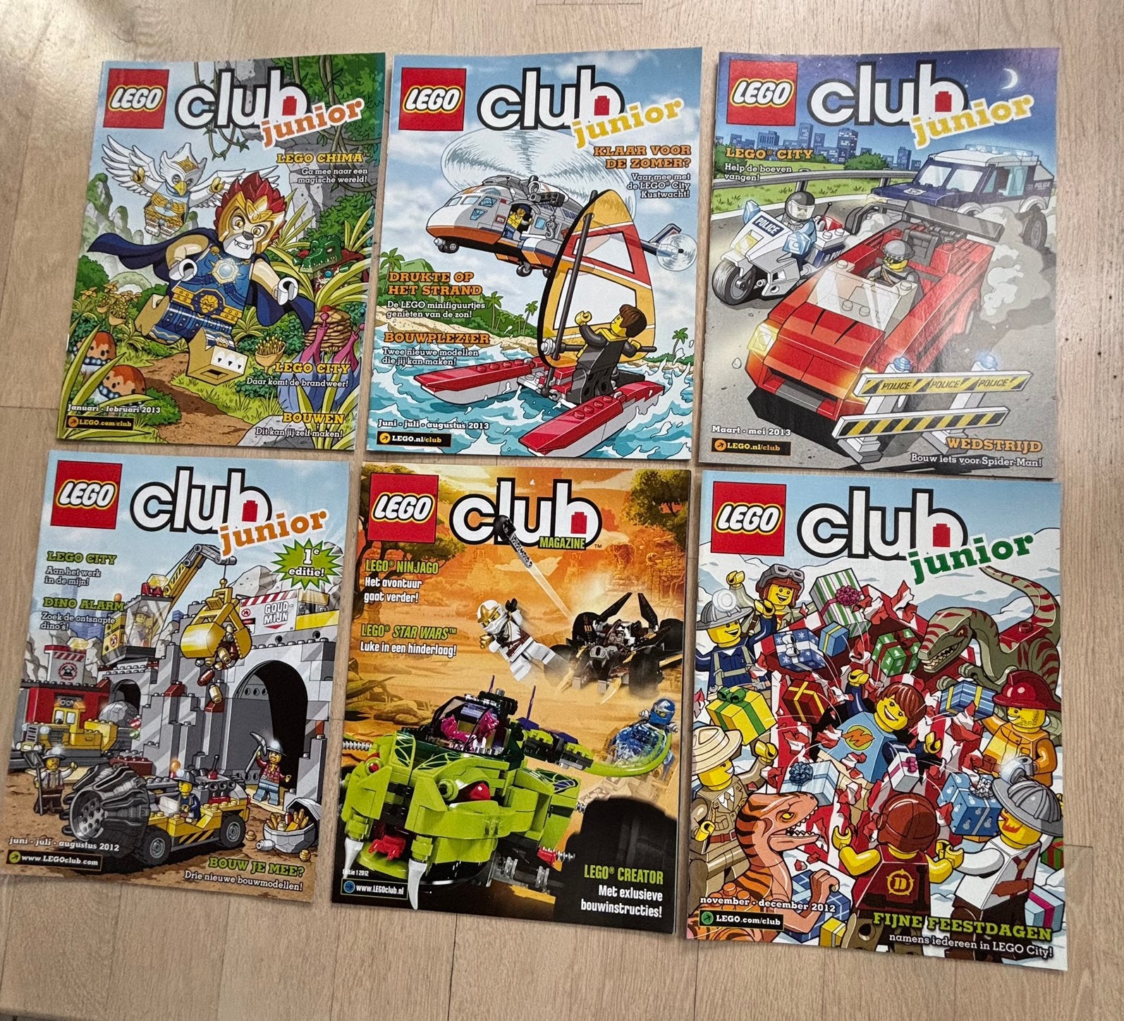 Tijdschrift lego club 6 x, Verzenden, Lego, Overige typen, Nieuw