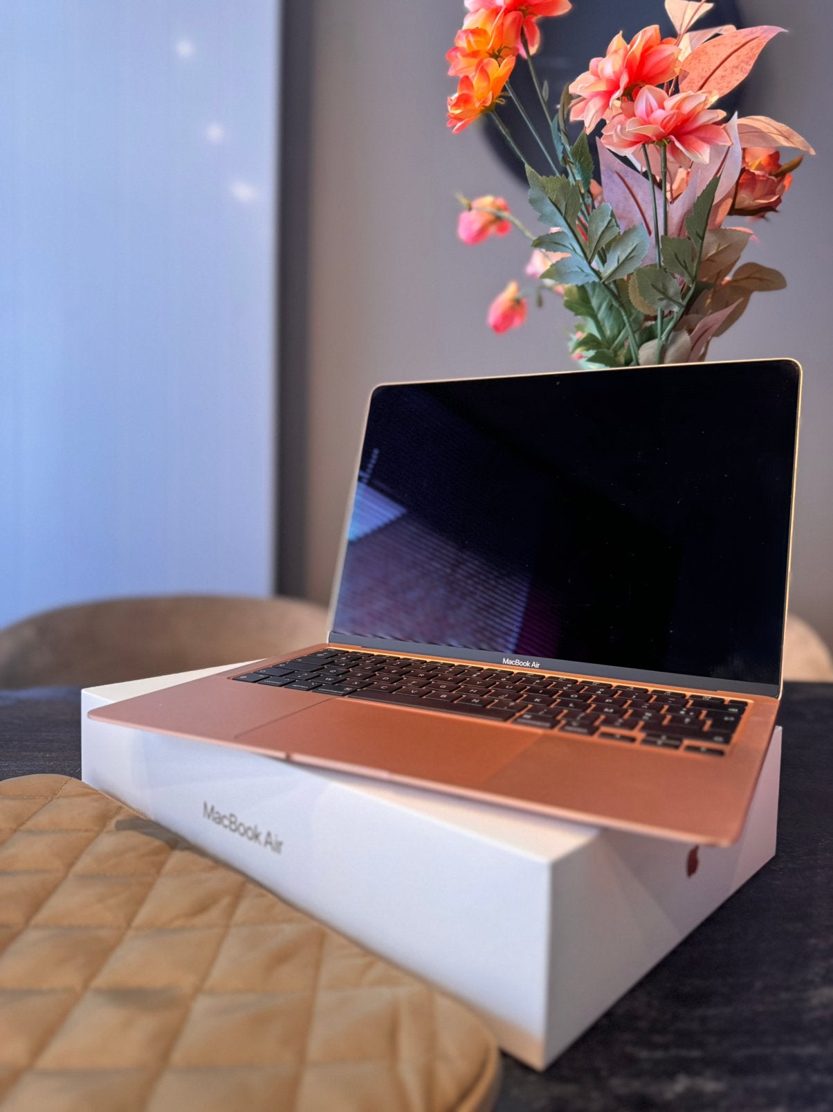 Macbook air 2020 M1 chip PERFECTE STAAT rosé, Ophalen, Zo goed als nieuw, 13 inch, MacBook Air