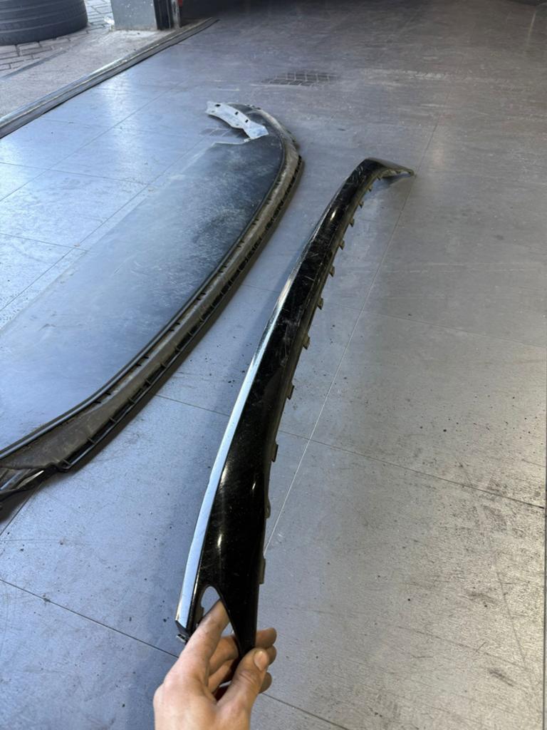 Volkswagen Polo 2G Facelift R-Line Front Splitter / Voorlip, Gebruikt, Ophalen of Verzenden, Bumper, Volkswagen