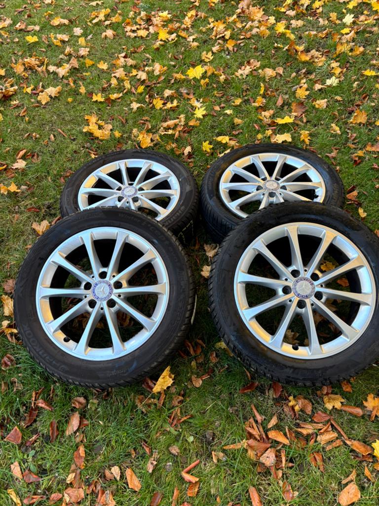 Te koop winterbanden, Ophalen, 17 inch, Winterbanden, Banden en Velgen