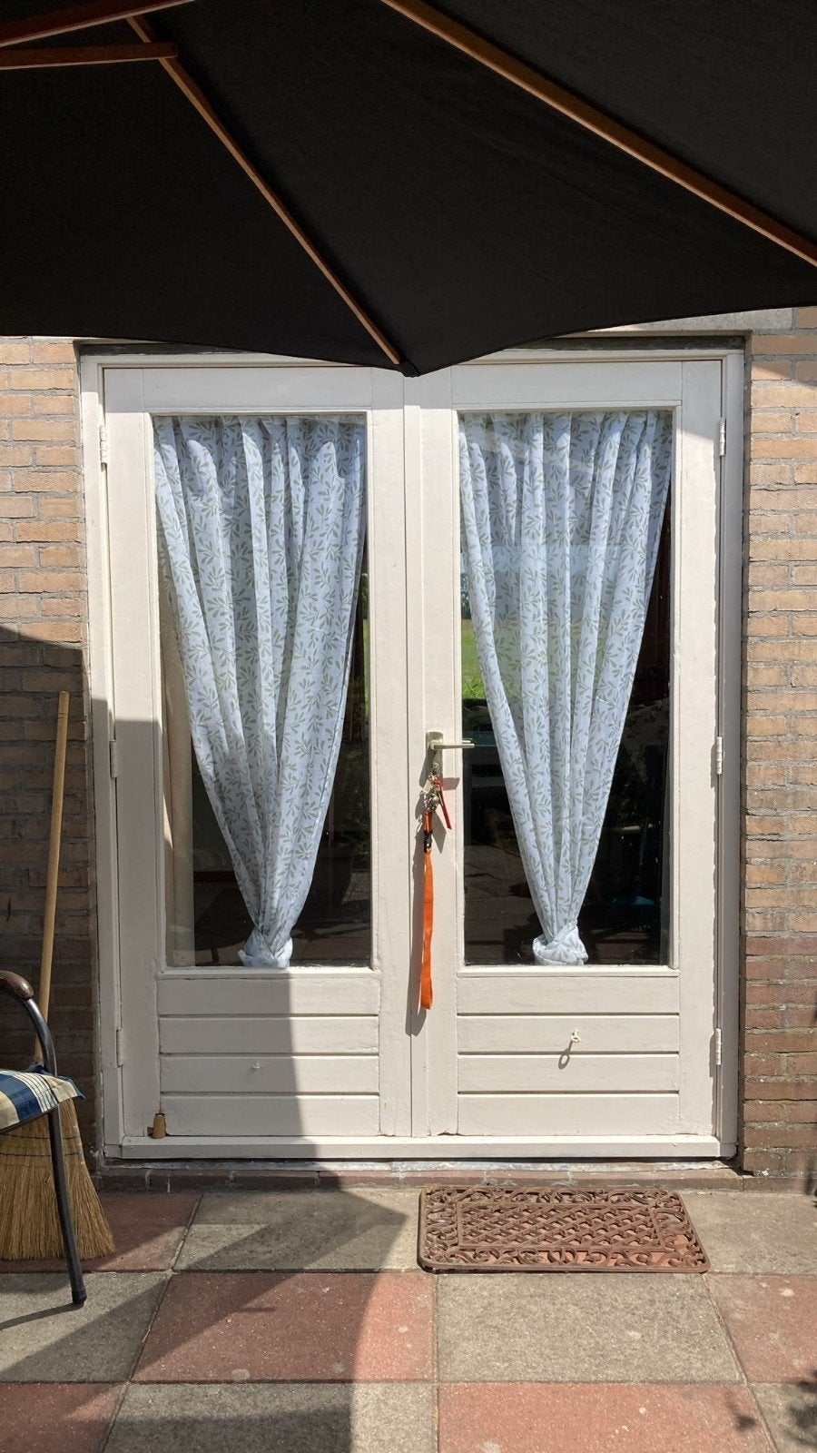 GEZOCHT: Kozijn met openslaande deuren (211x168 cm), Doe-het-zelf en Verbouw, Ophalen of Verzenden