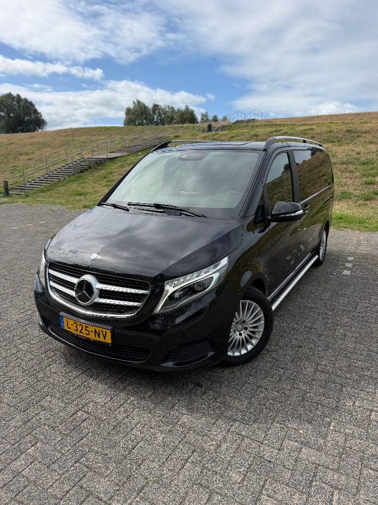 Mercedes-Benz V-Klasse 2.2 CDI 140KW V250 Lang MARGE 8 PERS, Auto's, Mercedes-Benz, Automaat, Zwart, Bedrijf, Diesel