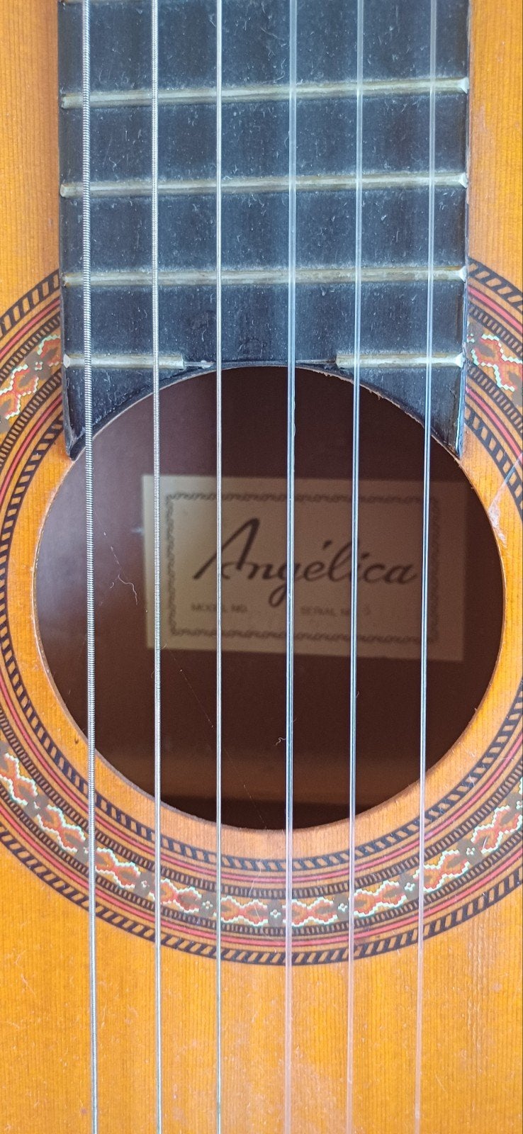 Angelina gitaar - Bieden, Muziek en Instrumenten, Snaarinstrumenten | Gitaren | Akoestisch, Ophalen of Verzenden
