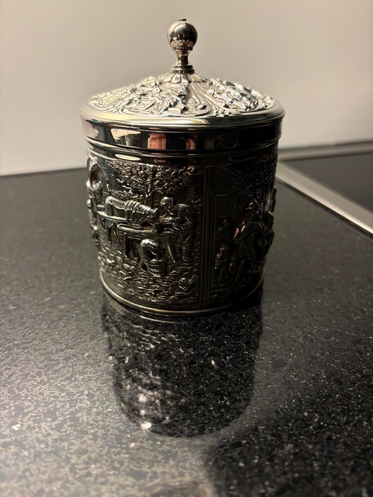 Vintage thee busje van Douwe Egberts, Ophalen of Verzenden