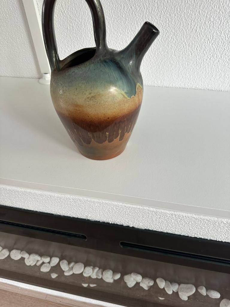 Keramiek decoratie vaas, Antiek en Kunst, Antiek | Keramiek en Aardewerk, Ophalen of Verzenden