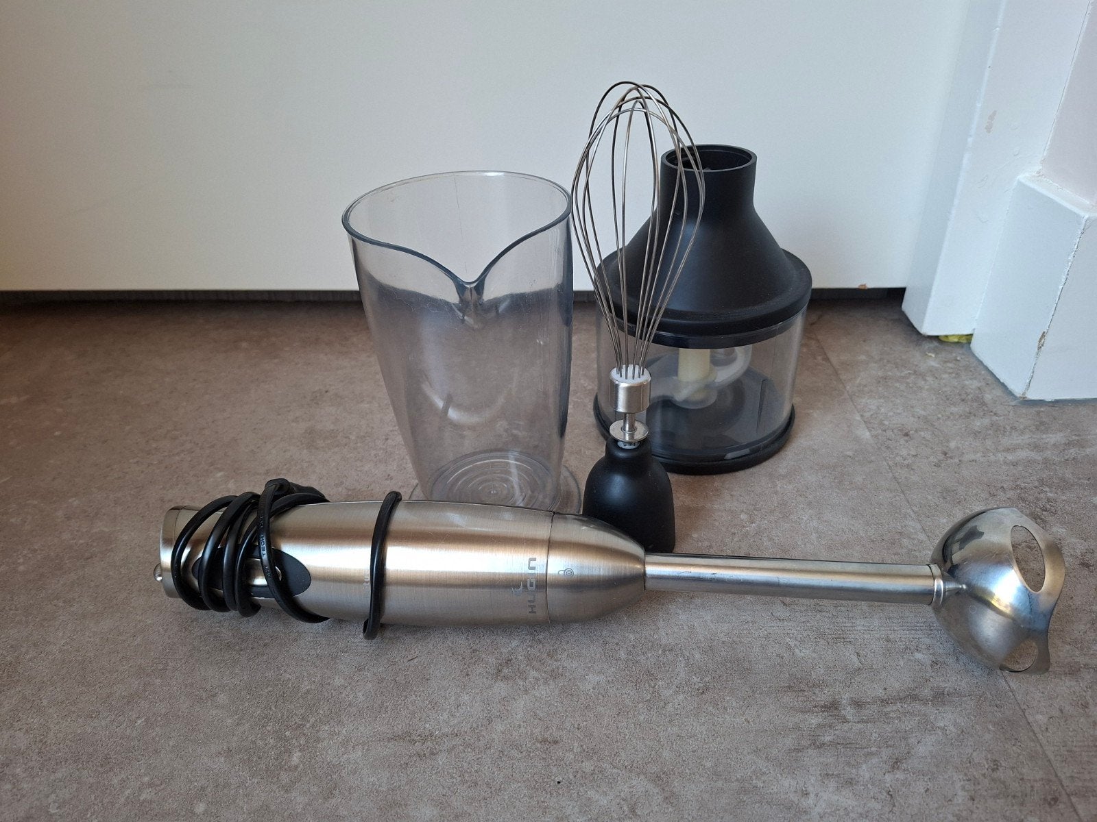 Staafmixer, set met toebehoren, Minder dan 1 liter, Ophalen of Verzenden, 1 snelheid