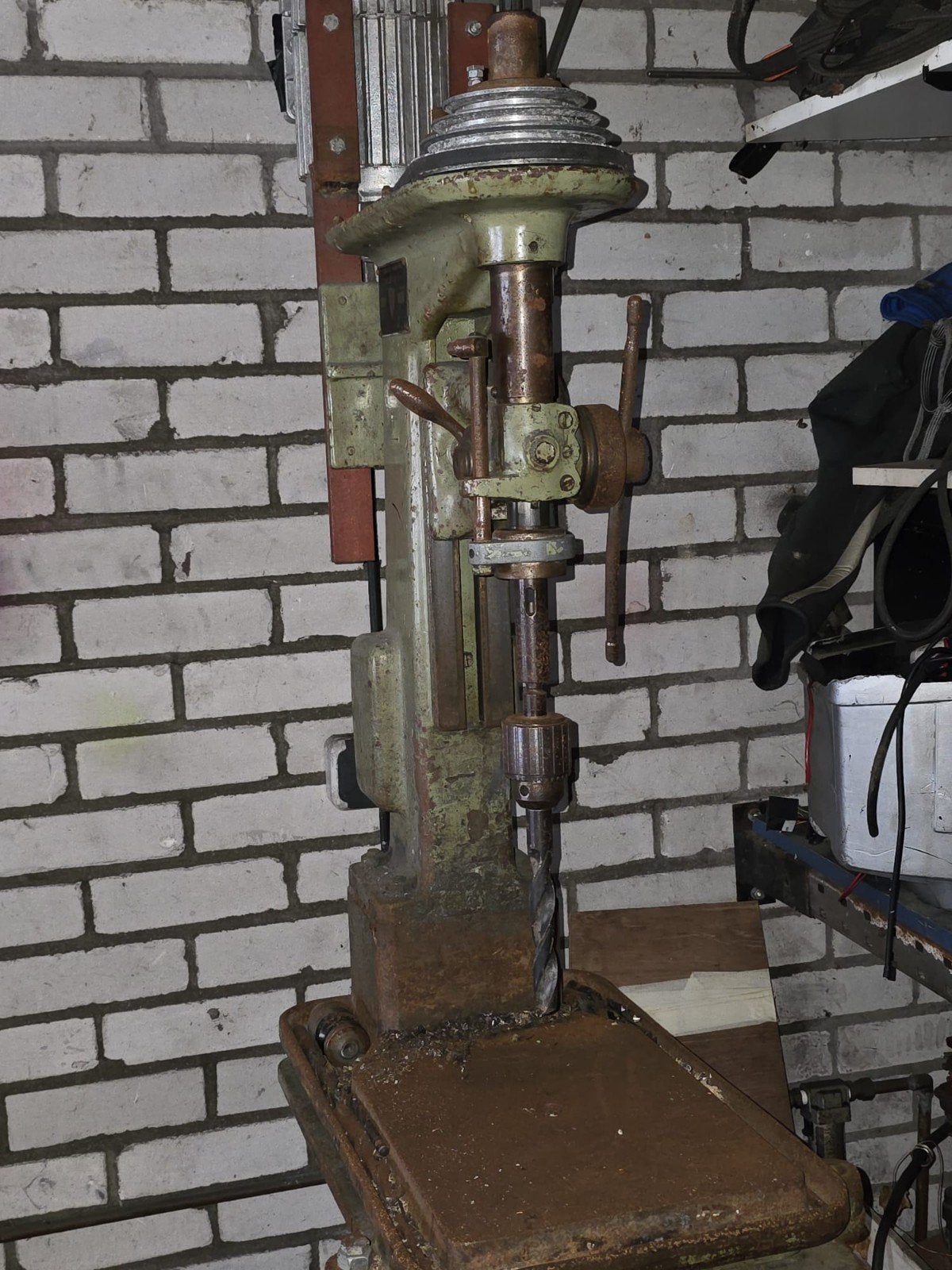 TEAB Robuuste Kolomboormachine - Gebruikt 220/230 volt, Doe-het-zelf en Verbouw, Ophalen, Gebruikt, 600 watt of meer, Kolomboormachine