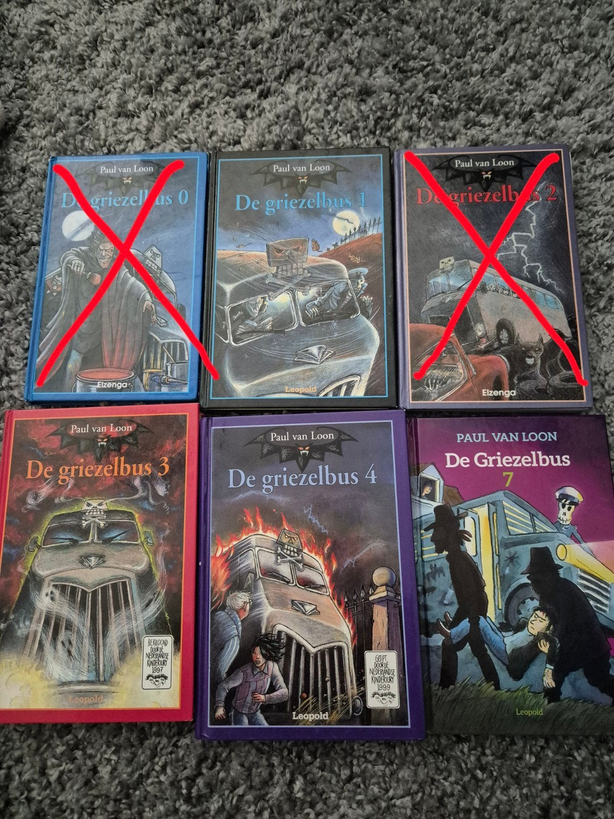 De Griezelbus serie Paul van Loon (deel 1, 2, 4, 7), Ophalen, Gelezen, Paul van Loon, Fictie