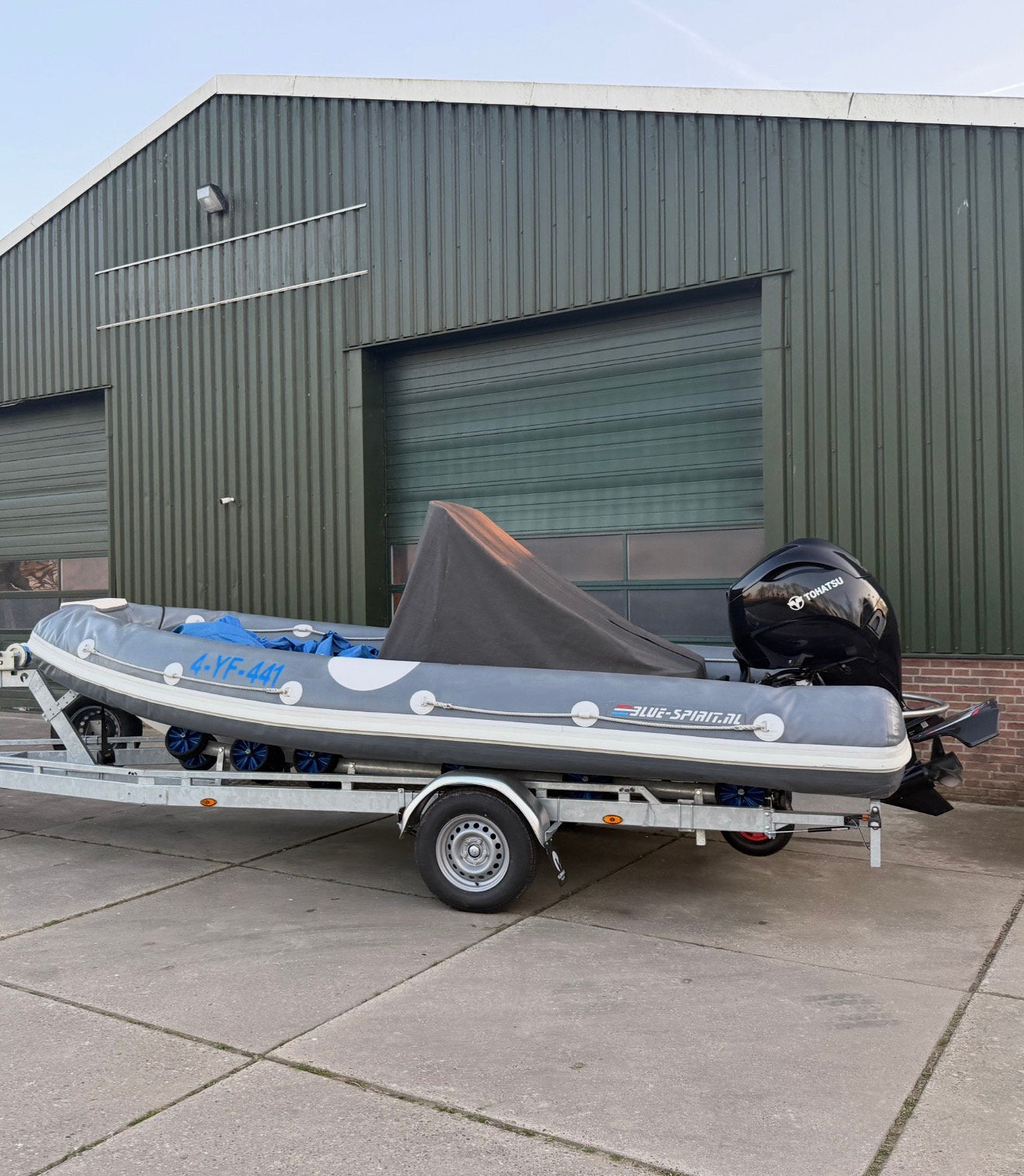 Nederlandse gebouwde Rib 5.1 (2020) hypalon 115pk (2024), Ophalen, Zo goed als nieuw