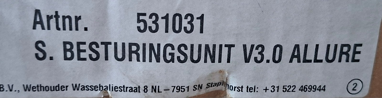 Besturingsunit V3.0 Allure Brink - Honeywell MCBA1441DV30, Ophalen of Verzenden, Gebruikt, Overige typen