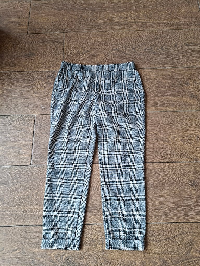 broek Zara Basic. Geruit. Mt 38. Lengte 87 cm. Taille 80 cm., Maat 38/40 (M), Ophalen of Verzenden, Zo goed als nieuw, Lang
