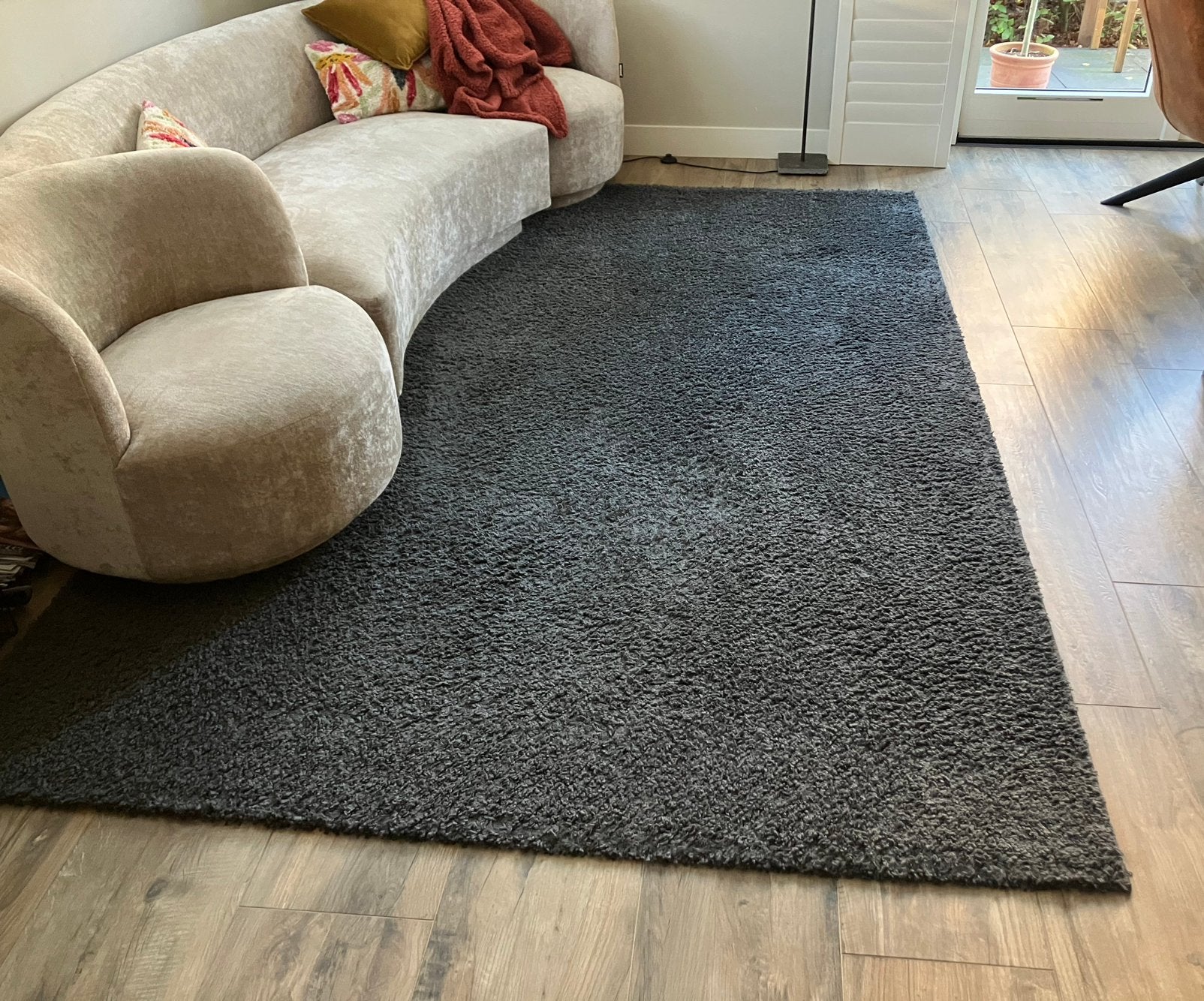 Vloerkleed Selim van Karwei | antraciet | 200*300, Ophalen, Gebruikt, 200 cm of meer, 200 cm of meer