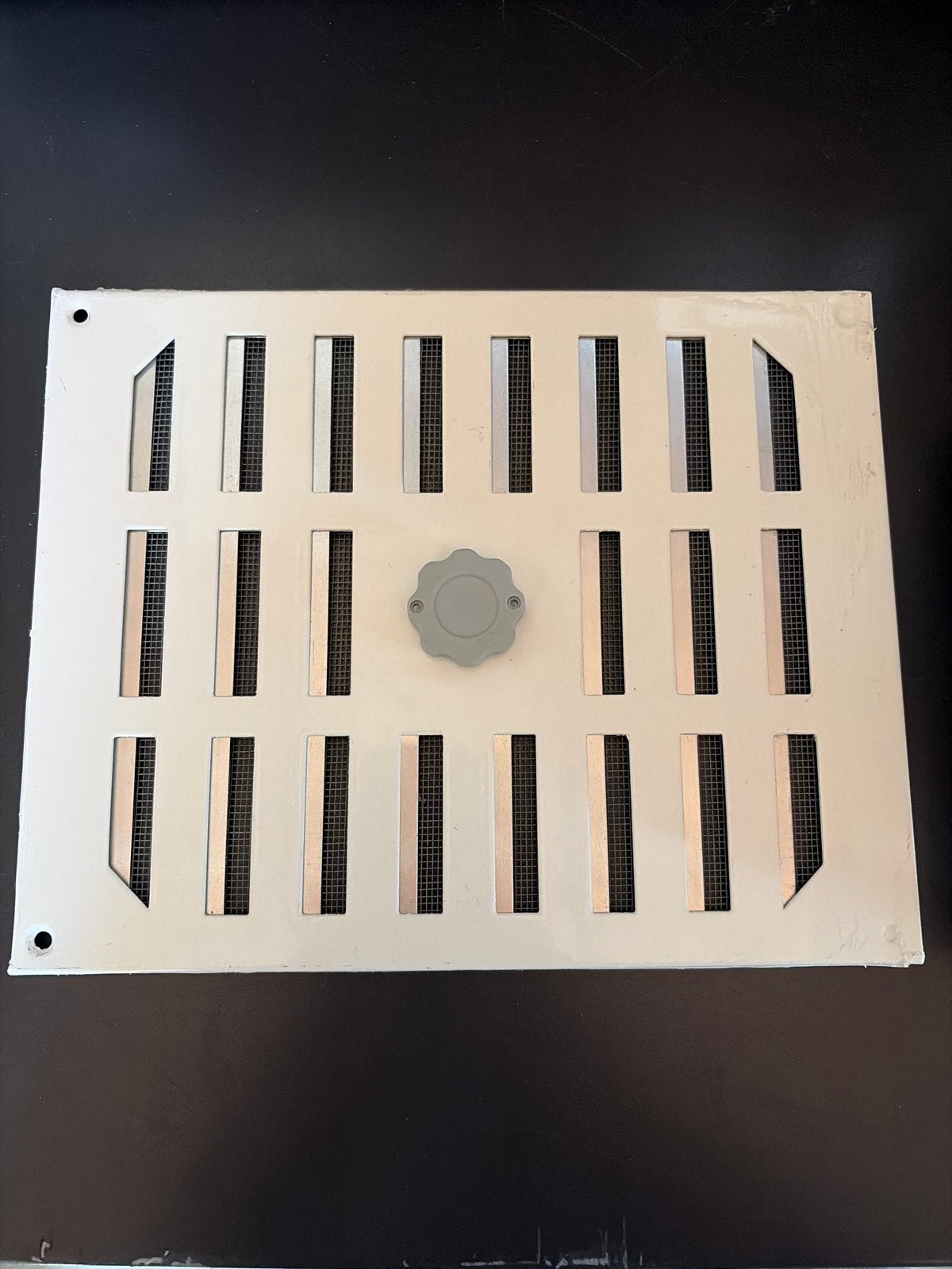 Ventilatierooster met insectenhor en regelknop, Ophalen of Verzenden, Gebruikt, Ventilator