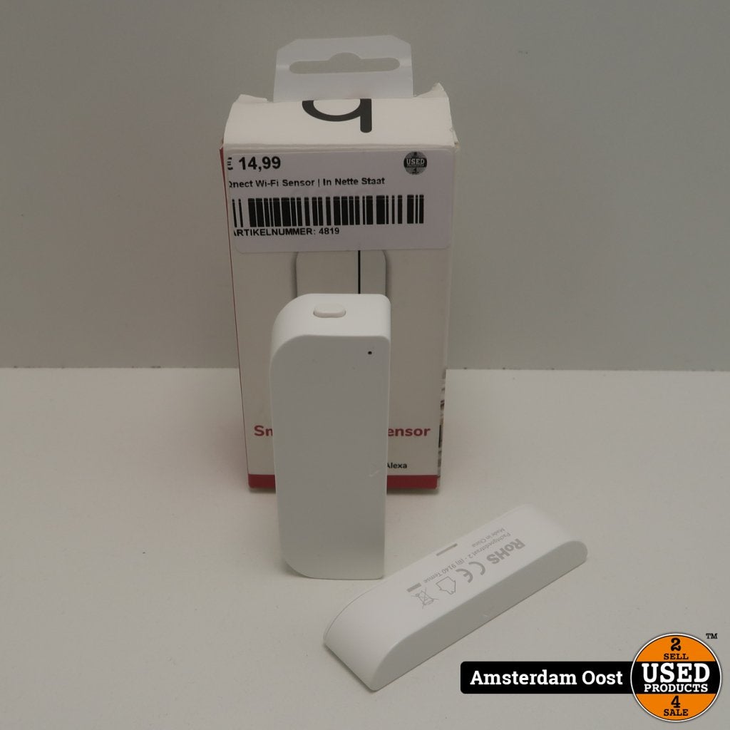 Qnect Wi-Fi Sensor | In Nette Staat, Flex Ltd., Gebruikt, https://flex.com/contact-us, Nobelstraat 10, 5807 GA Oostrum LB, Limburg, Nederland