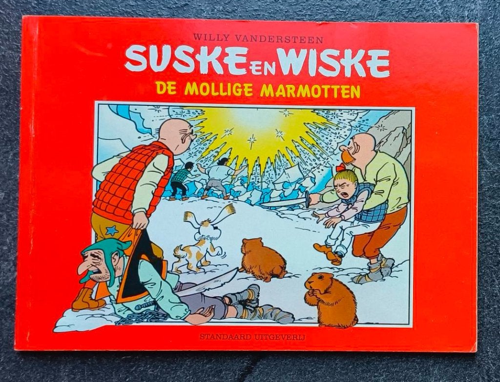 Suske & Wiske De Mollige Marmotten (oblong), Boeken, Stripboeken, Willy Vandersteen, Eén stripboek, Ophalen of Verzenden, Zo goed als nieuw