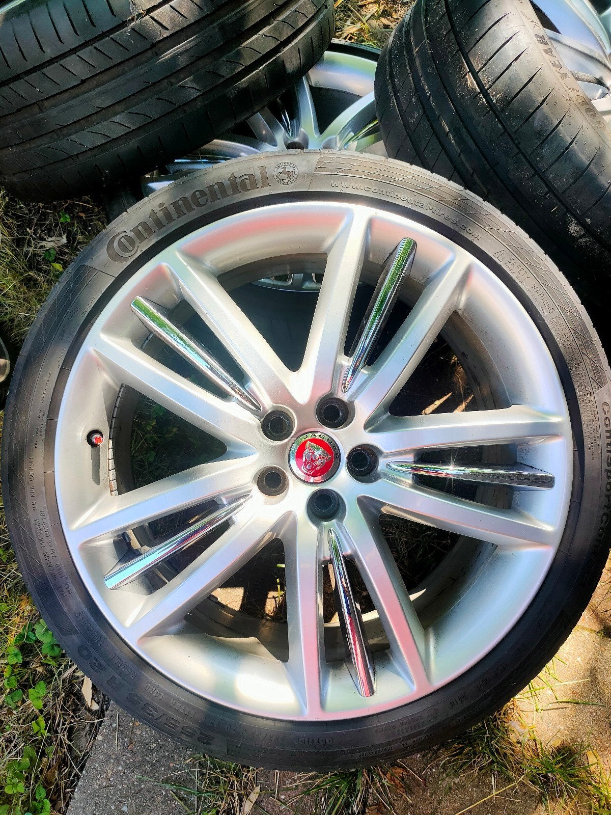 Jaguar Selena 20” Velgenset + Banden,XF, XJ, XK, F‑Type..., Ophalen of Verzenden, 20 inch, Zomerbanden, Banden en Velgen