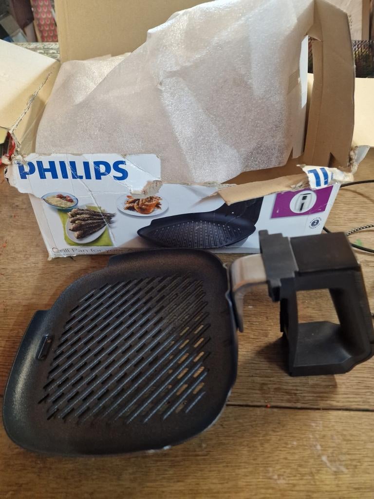 Philips Grillpan voor Airfryer - Origineel Accessoire, Witgoed en Apparatuur, Airfryers, Zo goed als nieuw, Airfryer, Ophalen