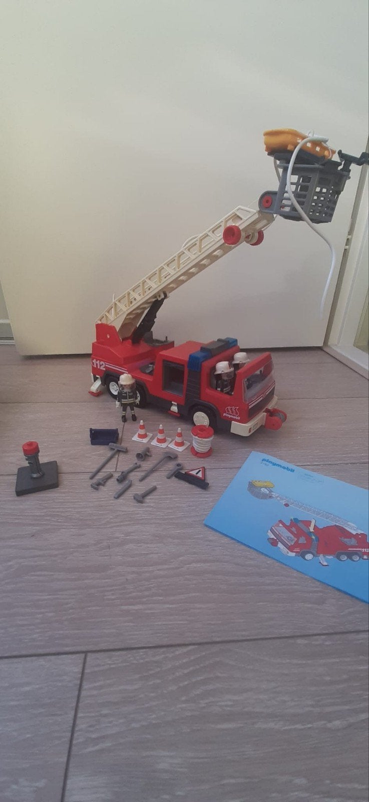 Playmobil Brandweerkazerne 4819 & Brandweerauto 3182., Kinderen en Baby's, Speelgoed | Playmobil, Ophalen, Gebouw, Complete set