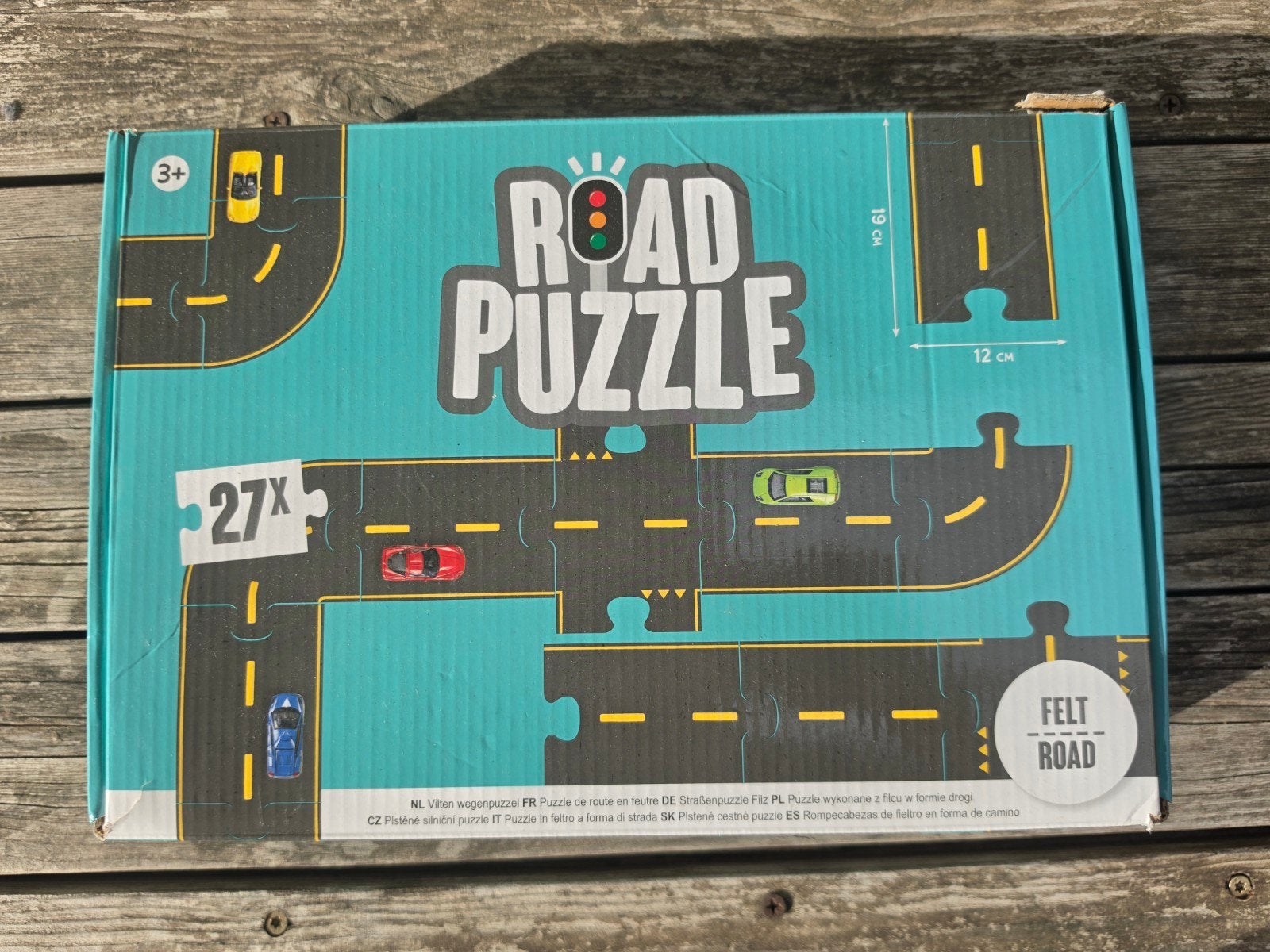 Road Puzzle Vilt Wegdelen - 27 Stuks, Ophalen of Verzenden, Zo goed als nieuw, Overige merken